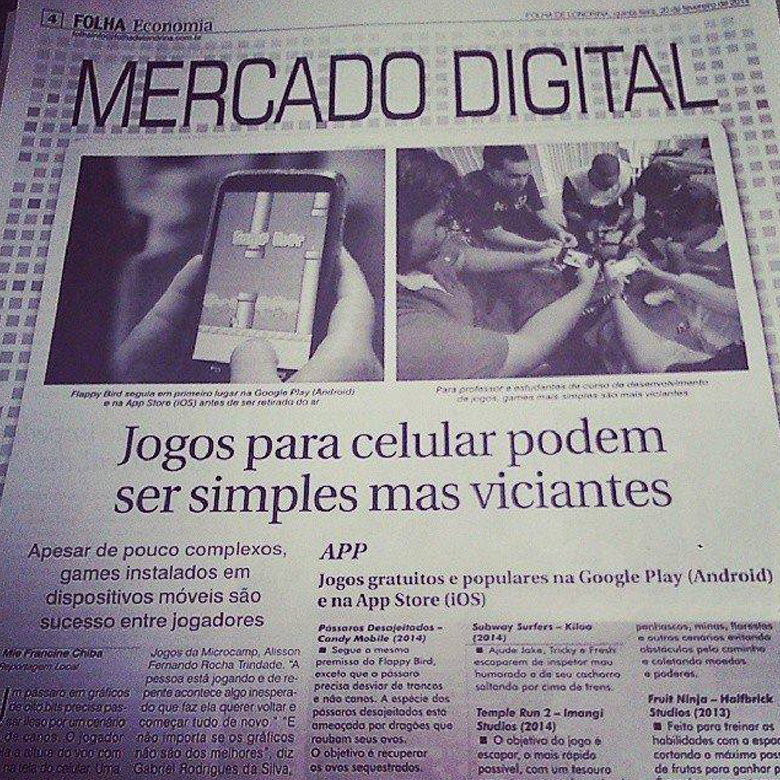 Jogos para celular podem ser simples mas viciantes — Folha de Londrina