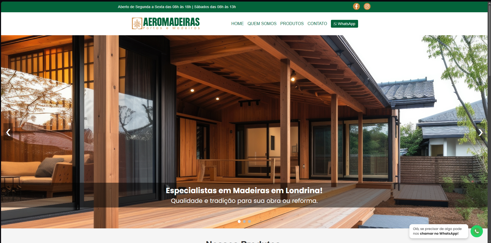 Projeto Aeromadeiras